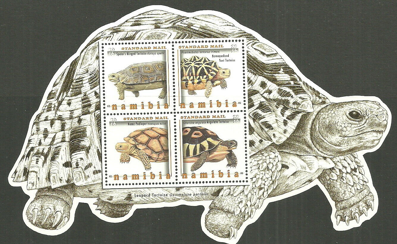 Namibia - Schildkröten In Namibia Block 91 Postfrisch 2016 Mi. 1536-1539